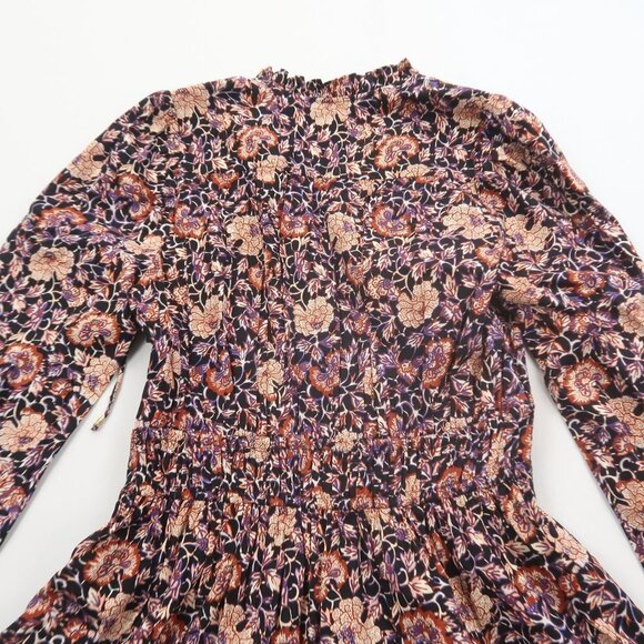 Ulla Johnson Liv Mini Dress Midnight Floral Size 0 - Picture 8 of 11